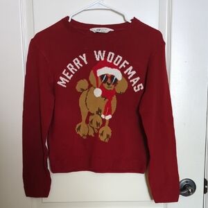 H&M Merry Woofmas Sweater